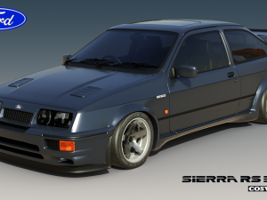Sierra RS500 Cosworth 3Dモデル