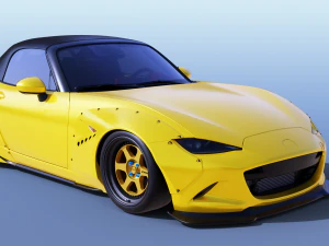 Mazda Mx5 Geniş G&ouml;vde Kiti 3D Model