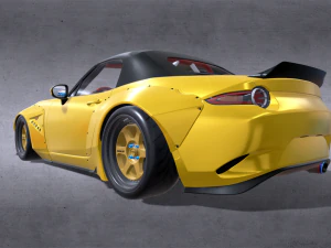Mazda Mx5 Wide Body Kit 3D Model