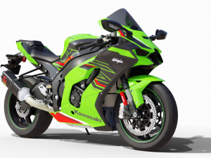 本格派ま！ Kawasaki 2024 Ninja 3DExport 自転車 in 3Dモデル ZX-10R ヘアブラシ・コーム