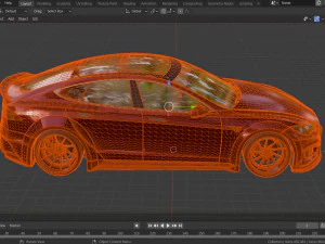 Tesla Model S Widebody Aerodynamic Kit 3D Model