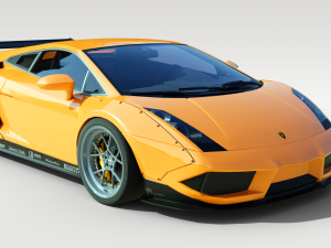 Gallardo LP Liberty Walk 3D Модель