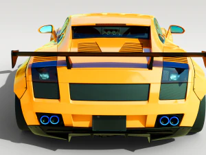 Gallardo LP Liberty Walk 3D Model