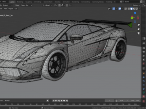 Gallardo LP Liberty Walk 3D Модель