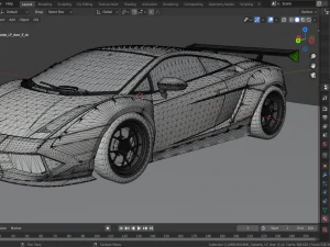 Gallardo LP Liberty Walk 3D Model