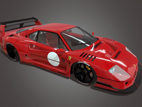 LBWORKS FERRARI F40 TOKYO AUTO SALON 2023 3Dモデル