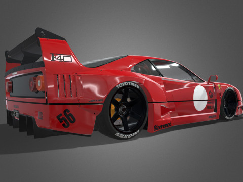 LBWORKS FERRARI F40 TOKYO AUTO SALON 2023 3Dモデル