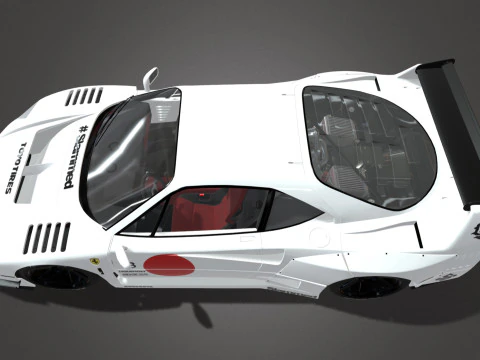LBWORKS FERRARI F40 T&Oacute;QUIO AUTO SAL&Atilde;O 2023 Modelo 3D