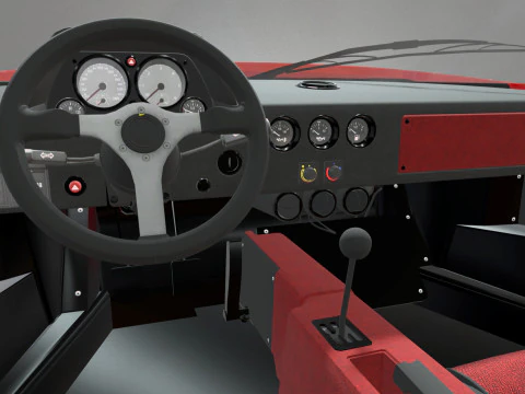 LBWORKS FERRARI F40 T&Oacute;QUIO AUTO SAL&Atilde;O 2023 Modelo 3D
