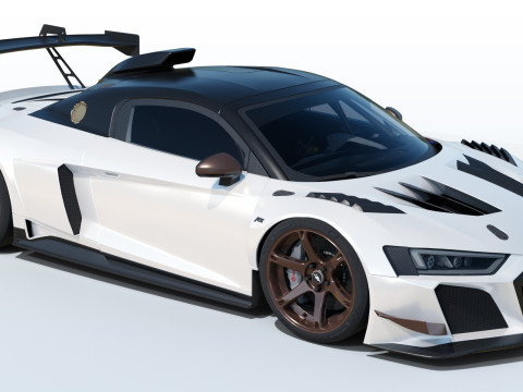2024 Audi R8 ABT XGT 3D 모델