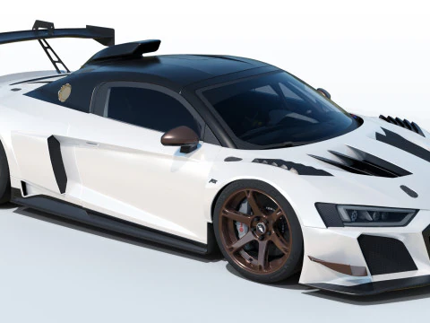 2024 Audi R8 ABT XGT 3D Model