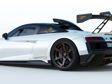 2024 Audi R8 ABT XGT 3D Model