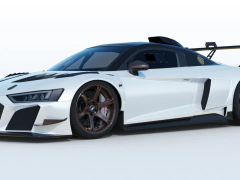 2024 Audi R8 ABT XGT 3D Model