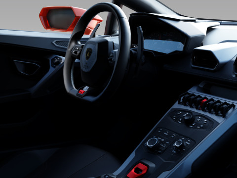LB-Silhouette WORKS HURACAN GT - Body kit 3D Model