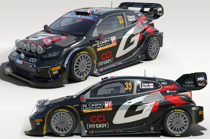 2024 Toyota Yaris WRC Modèle 3D .c4d .max .obj .3ds .fbx .stl .blend 
