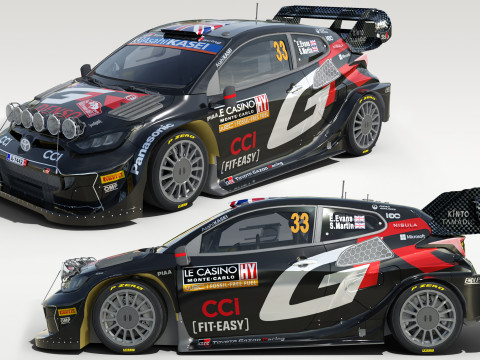2024 Toyota Yaris WRC 3D-Modell