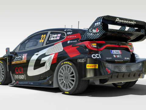 2024 Toyota Yaris WRC Modèle 3D