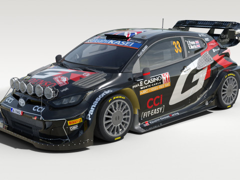 2024 Toyota Yaris WRC Modèle 3D