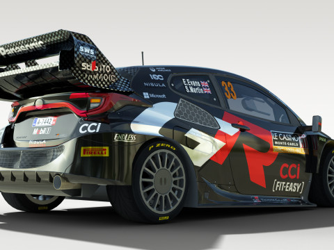 2024 Toyota Yaris WRC Modèle 3D