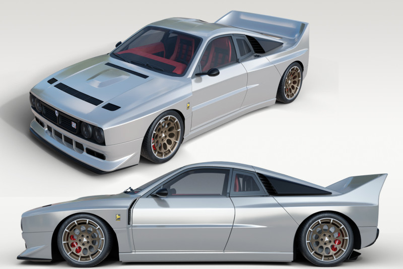 Lancia Stradale Kimera EVO37 Modelo 3D .c4d .max .obj .3ds .fbx .stl .blend 