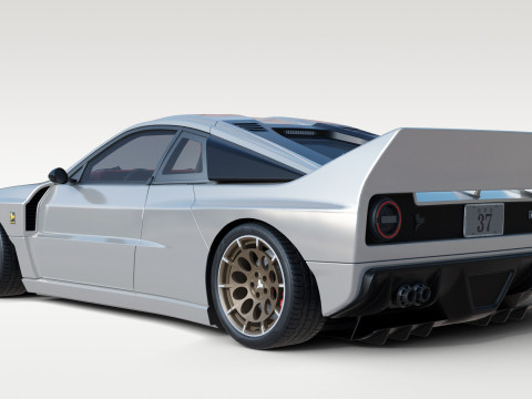 Lancia Stradale Kimera EVO37 Modelo 3D