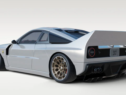 Lancia Stradale Kimera EVO37 3D Model