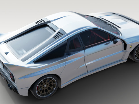 Lancia Stradale Kimera EVO37 Modelo 3D