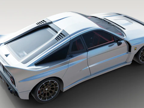 Lancia Stradale Kimera EVO37 3D Model