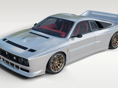 Lancia Stradale Kimera EVO37 3D Model