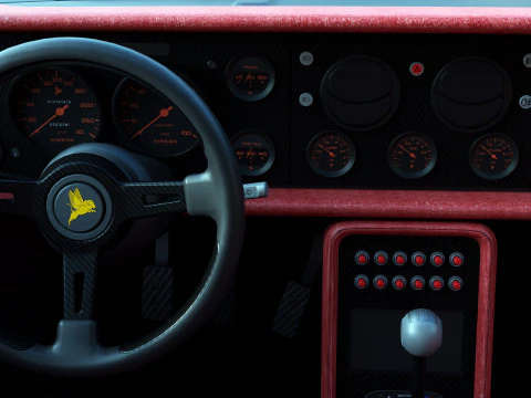 Lancia Stradale Kimera EVO37 3D Model