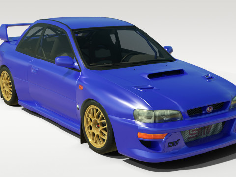 Subaru 22B STI 3D 模型