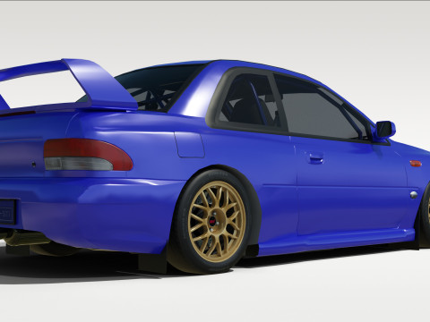 Subaru 22B STI 3D 模型