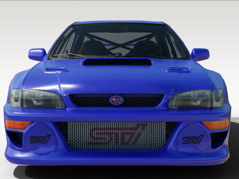 Subaru 22B STI 3D 模型