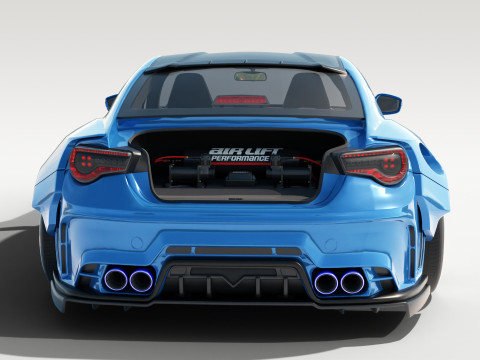 Subaru BRZ Ts with Wide body Kit Model 3D