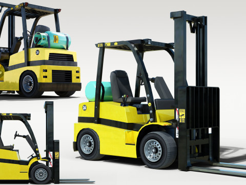 Forklift 3D 모델