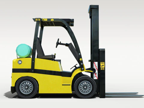 Forklift 3D Model