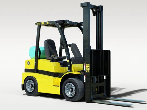 Forklift 3D Model