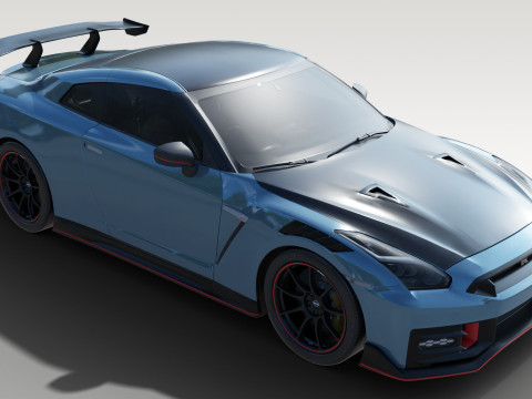 2024 Nissan GT-R NISMO 3D Model