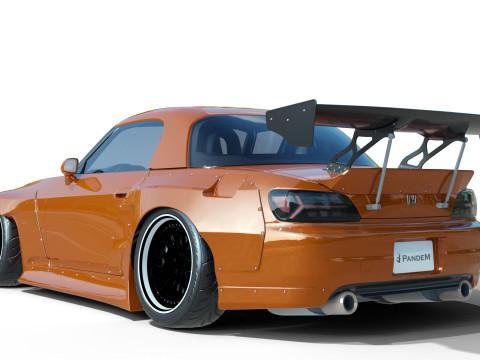 Honda S2000 Widebody Kit 3Dモデル