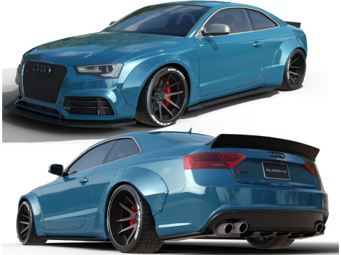 Audi RS5 Coupe LBworks Bodykit 3D 모델