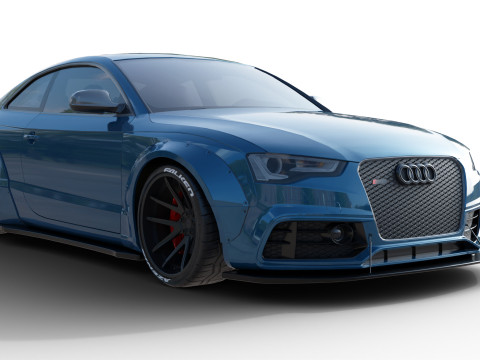 Audi RS5 Coupe LBworks Bodykit 3D 模型