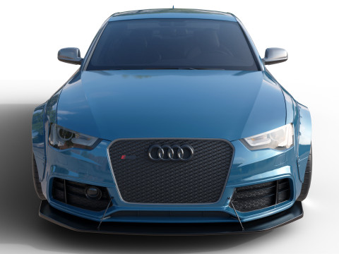 Audi RS5 Coupe LBworks Bodykit 3D 模型
