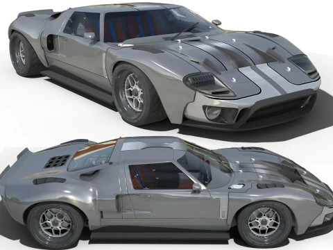 GT-40 3D Model