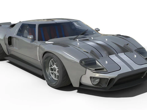 GT-40 3D Model