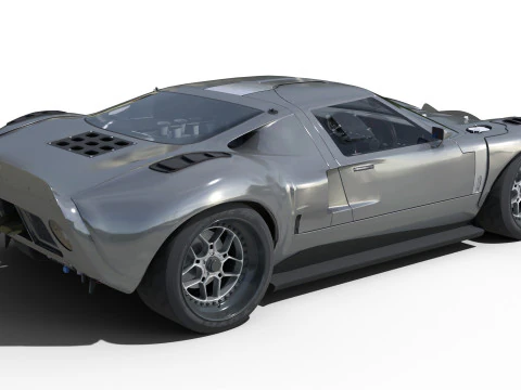 GT-40 3D Model