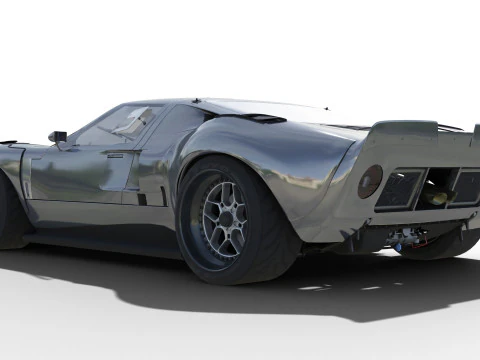 GT-40 3D Model