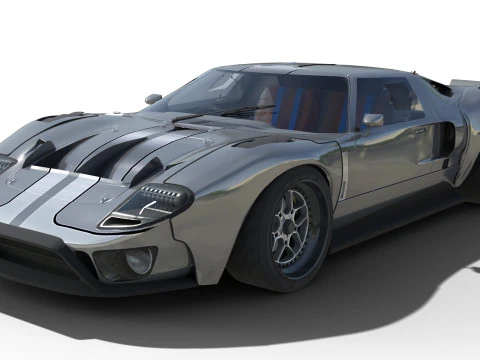 GT-40 3D Model