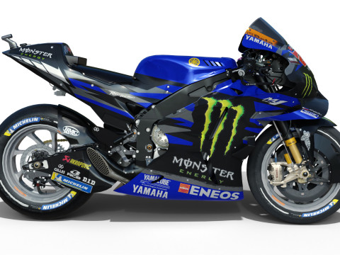 YAMAHA Monster Energy GP 3D 模型