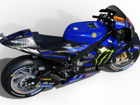 YAMAHA Monster Energy GP 3D Model