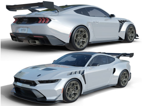 2025 MUSTANG GTD 3D Model 3D